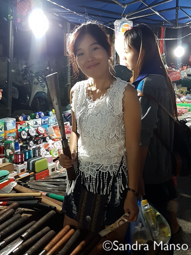 thaïlande marché machette