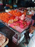 thaïlande marché mandarine fruit du dragon noix de coco