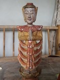 thaïlande bois bouddha sertissage
